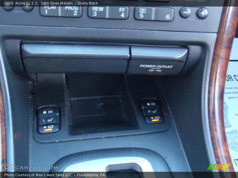 Satin Silver Metallic / Ebony Black 2002 Acura CL 3.2