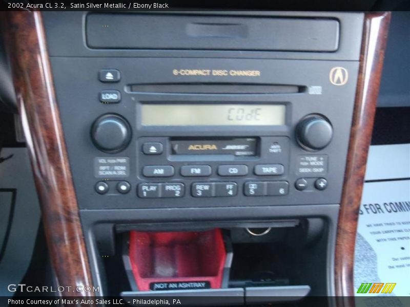Satin Silver Metallic / Ebony Black 2002 Acura CL 3.2