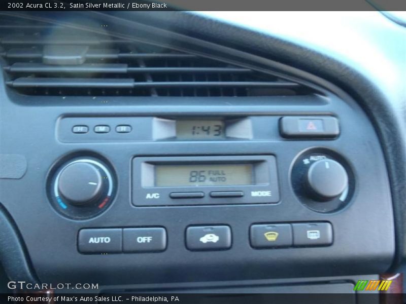 Satin Silver Metallic / Ebony Black 2002 Acura CL 3.2