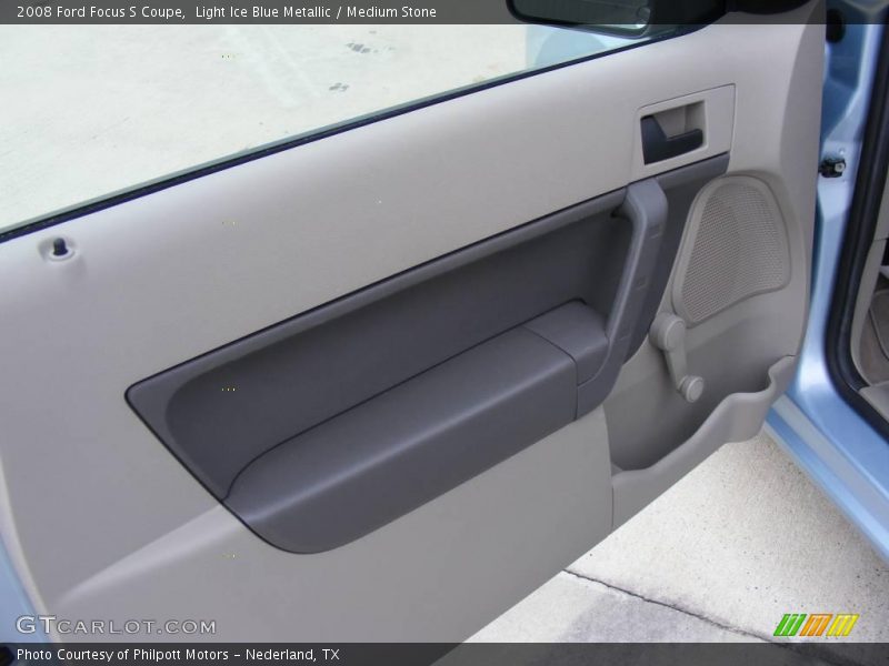 Light Ice Blue Metallic / Medium Stone 2008 Ford Focus S Coupe