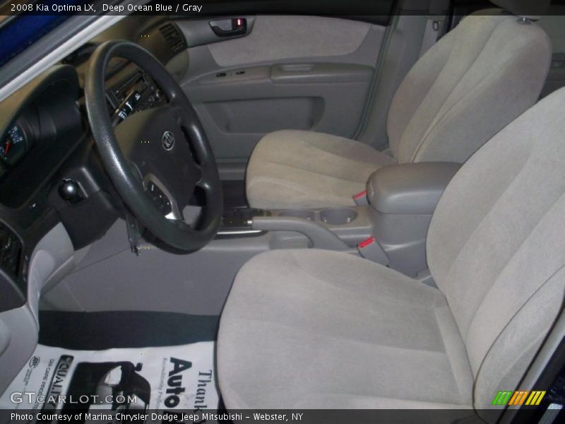 Deep Ocean Blue / Gray 2008 Kia Optima LX