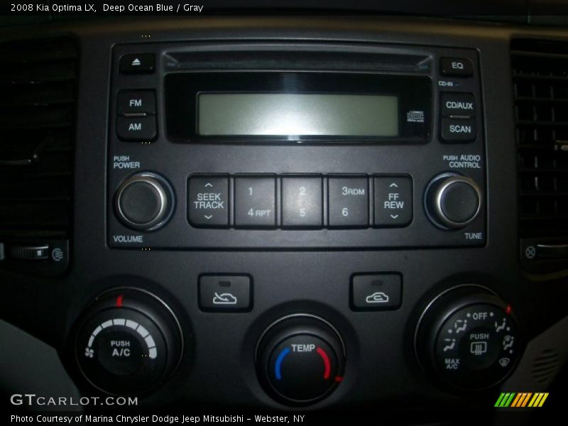Deep Ocean Blue / Gray 2008 Kia Optima LX