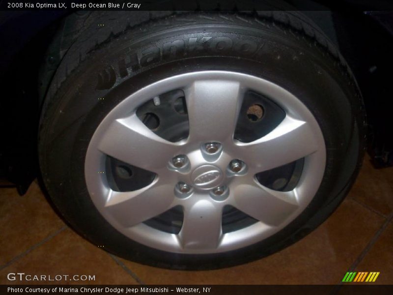 Deep Ocean Blue / Gray 2008 Kia Optima LX