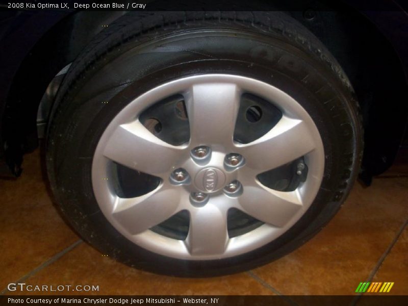 Deep Ocean Blue / Gray 2008 Kia Optima LX