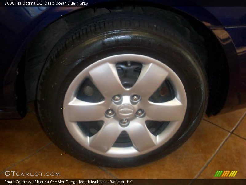 Deep Ocean Blue / Gray 2008 Kia Optima LX