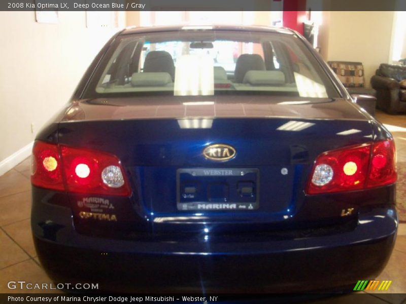 Deep Ocean Blue / Gray 2008 Kia Optima LX