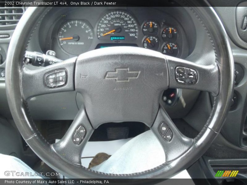 Onyx Black / Dark Pewter 2002 Chevrolet TrailBlazer LT 4x4