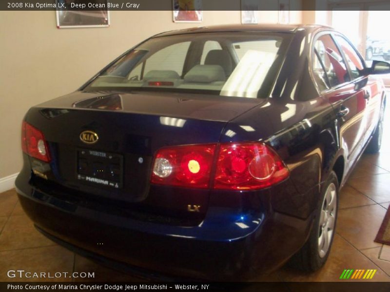 Deep Ocean Blue / Gray 2008 Kia Optima LX