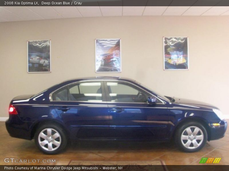 Deep Ocean Blue / Gray 2008 Kia Optima LX