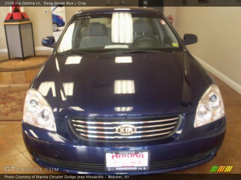 Deep Ocean Blue / Gray 2008 Kia Optima LX
