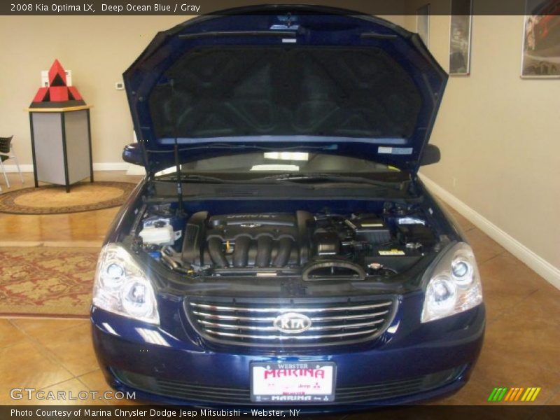 Deep Ocean Blue / Gray 2008 Kia Optima LX