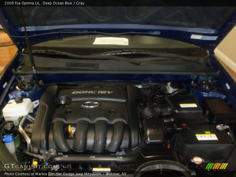 Deep Ocean Blue / Gray 2008 Kia Optima LX