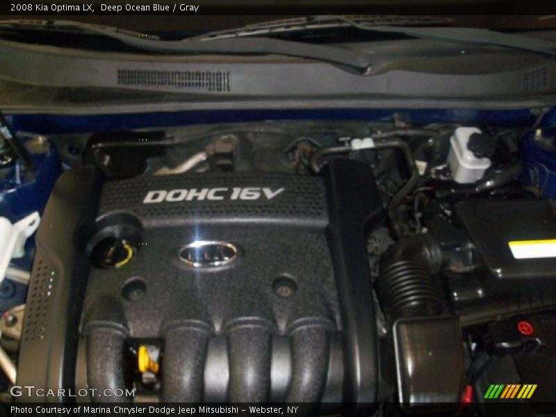 Deep Ocean Blue / Gray 2008 Kia Optima LX
