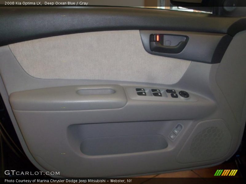 Deep Ocean Blue / Gray 2008 Kia Optima LX