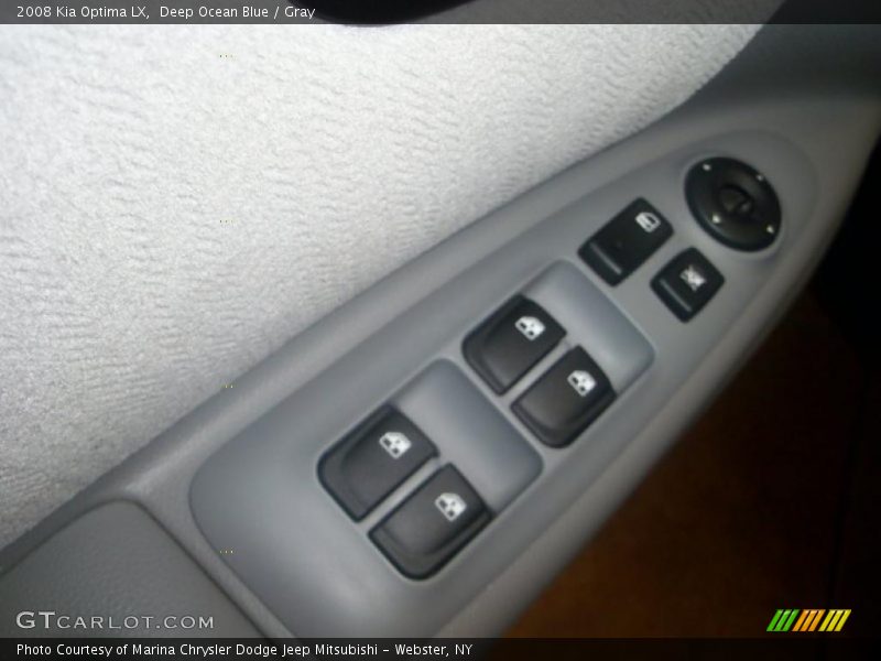 Deep Ocean Blue / Gray 2008 Kia Optima LX