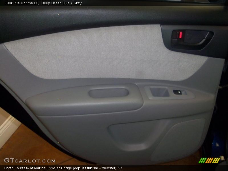 Deep Ocean Blue / Gray 2008 Kia Optima LX