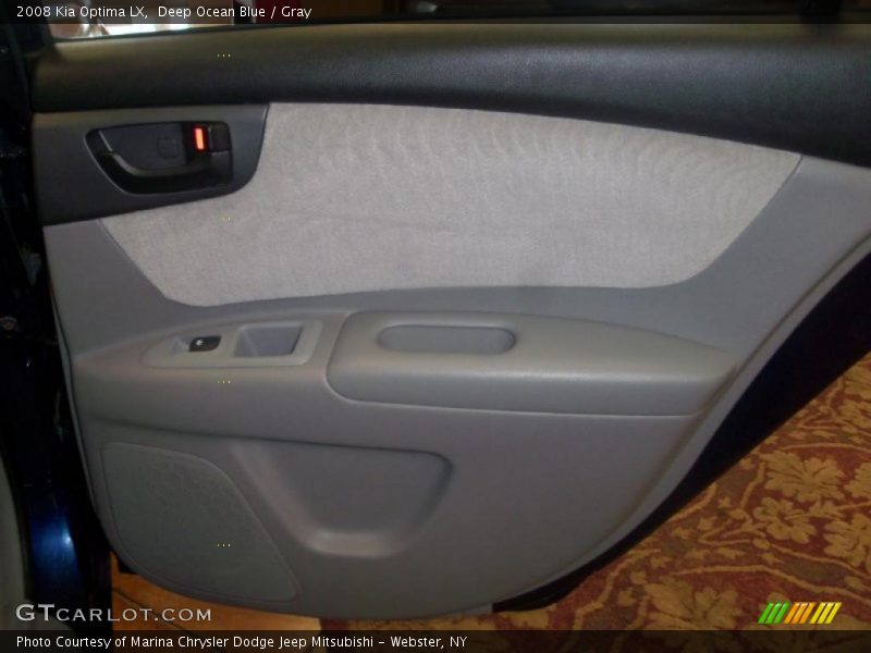 Deep Ocean Blue / Gray 2008 Kia Optima LX