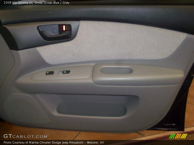 Deep Ocean Blue / Gray 2008 Kia Optima LX