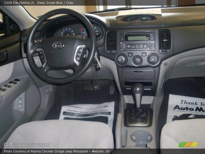 Deep Ocean Blue / Gray 2008 Kia Optima LX