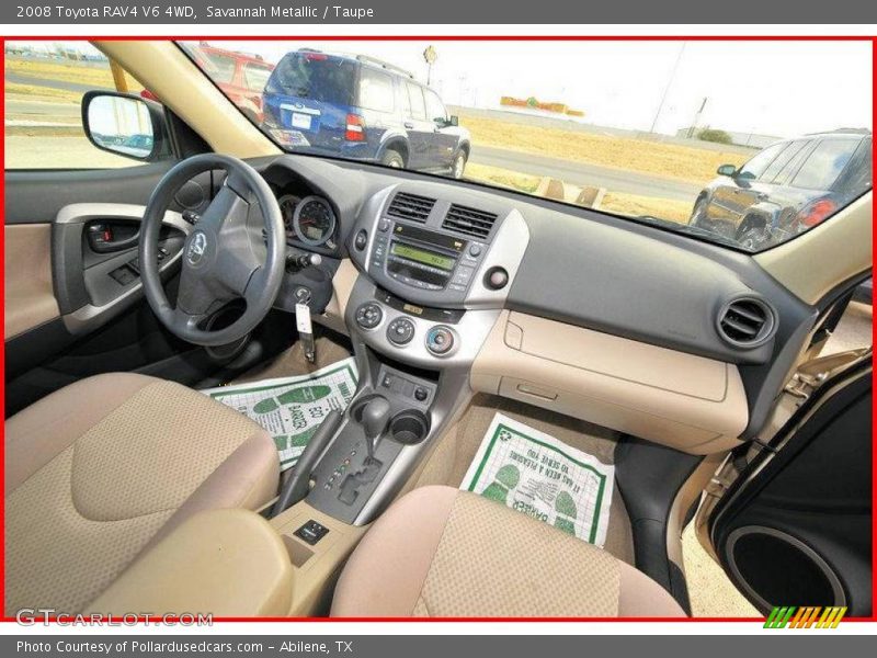 Savannah Metallic / Taupe 2008 Toyota RAV4 V6 4WD