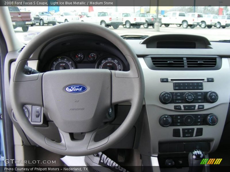 Light Ice Blue Metallic / Medium Stone 2008 Ford Focus S Coupe