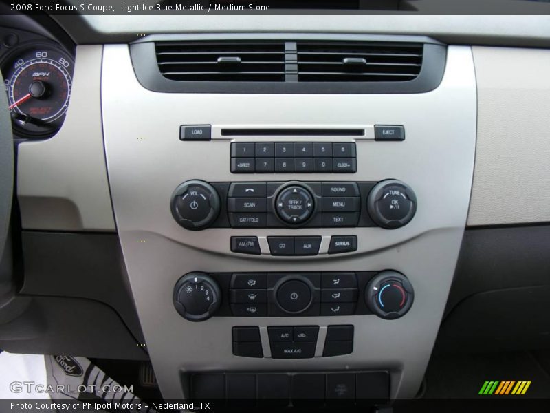 Light Ice Blue Metallic / Medium Stone 2008 Ford Focus S Coupe