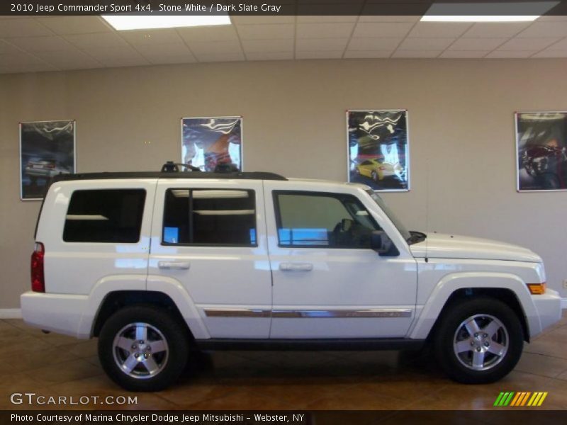 Stone White / Dark Slate Gray 2010 Jeep Commander Sport 4x4