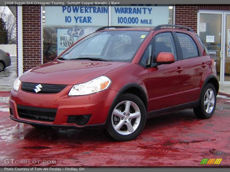 Sunlight Copper Metallic / Black 2008 Suzuki SX4 Crossover Touring