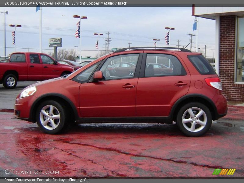Sunlight Copper Metallic / Black 2008 Suzuki SX4 Crossover Touring