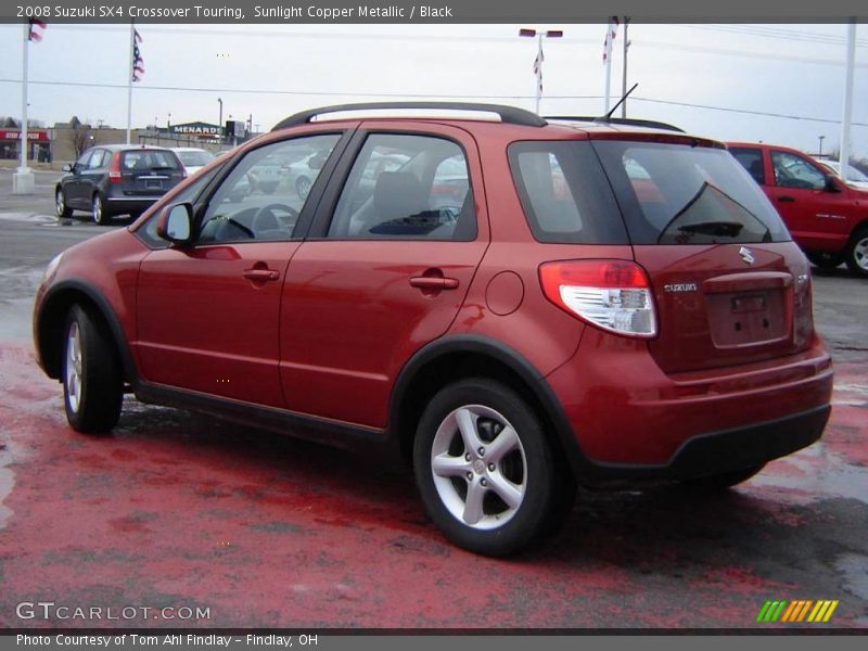 Sunlight Copper Metallic / Black 2008 Suzuki SX4 Crossover Touring