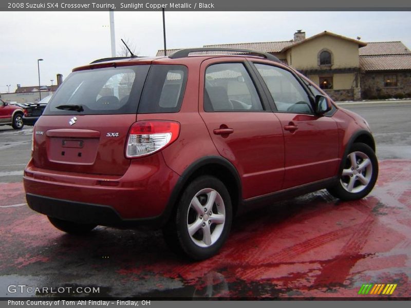 Sunlight Copper Metallic / Black 2008 Suzuki SX4 Crossover Touring