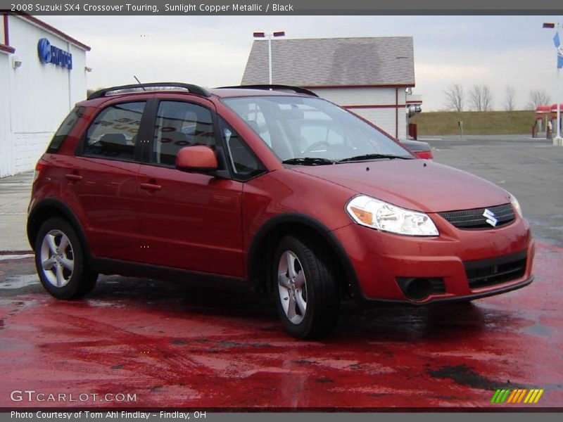 Sunlight Copper Metallic / Black 2008 Suzuki SX4 Crossover Touring