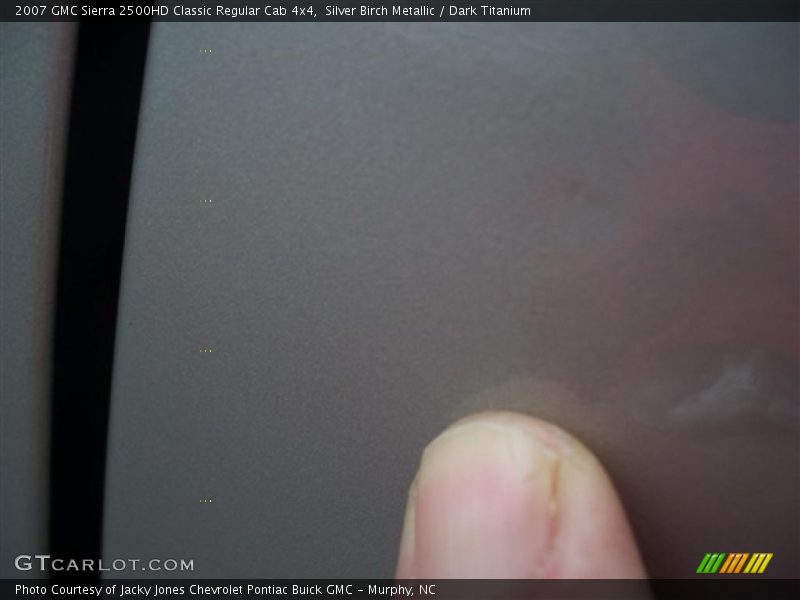 Silver Birch Metallic / Dark Titanium 2007 GMC Sierra 2500HD Classic Regular Cab 4x4