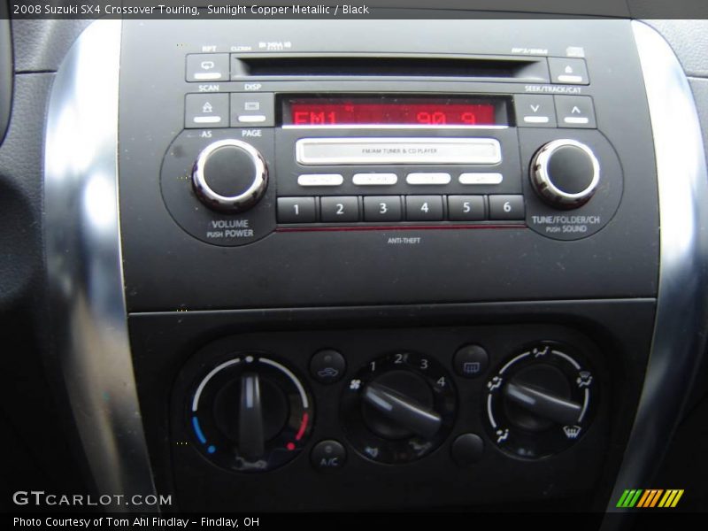 Sunlight Copper Metallic / Black 2008 Suzuki SX4 Crossover Touring