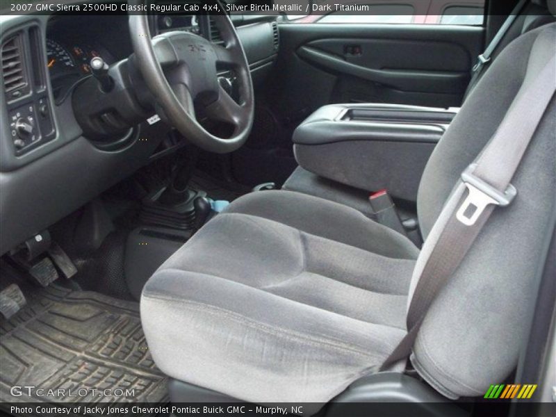  2007 Sierra 2500HD Classic Regular Cab 4x4 Dark Titanium Interior