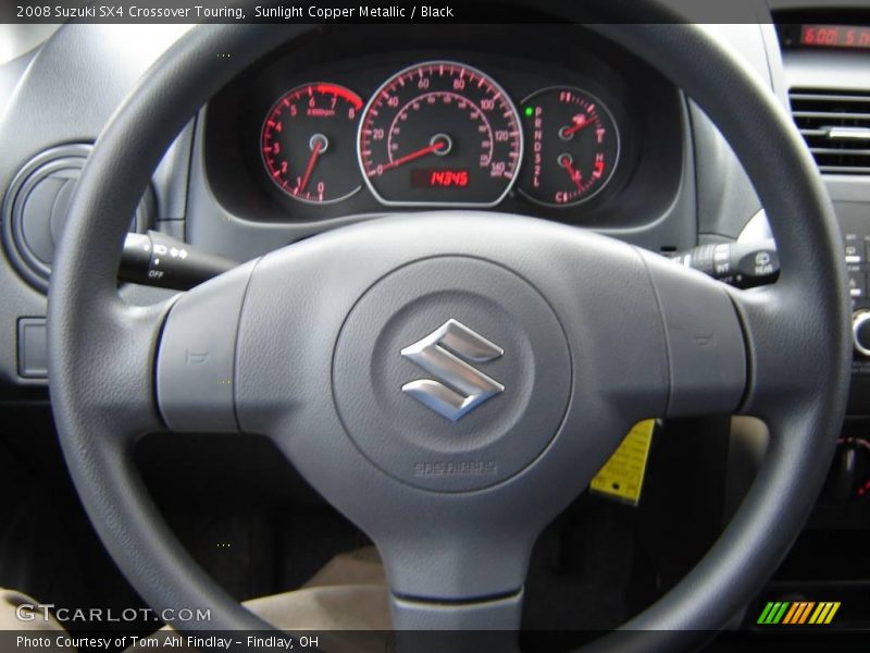 Sunlight Copper Metallic / Black 2008 Suzuki SX4 Crossover Touring