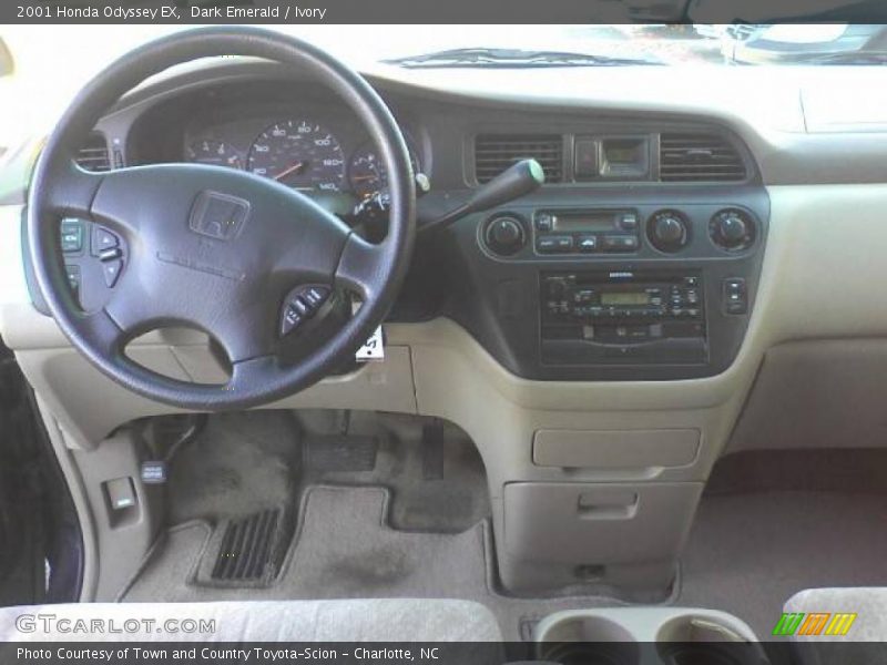 Dark Emerald / Ivory 2001 Honda Odyssey EX
