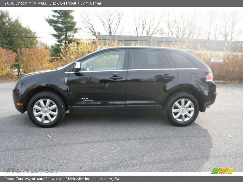 Black Clearcoat / Light Camel 2008 Lincoln MKX AWD