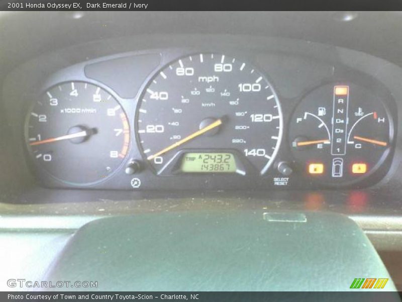 Dark Emerald / Ivory 2001 Honda Odyssey EX