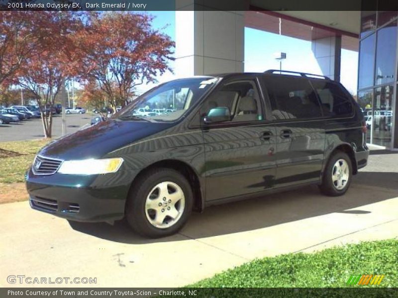 Dark Emerald / Ivory 2001 Honda Odyssey EX
