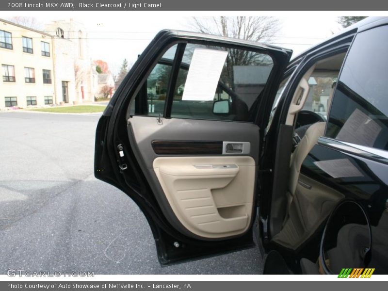 Black Clearcoat / Light Camel 2008 Lincoln MKX AWD