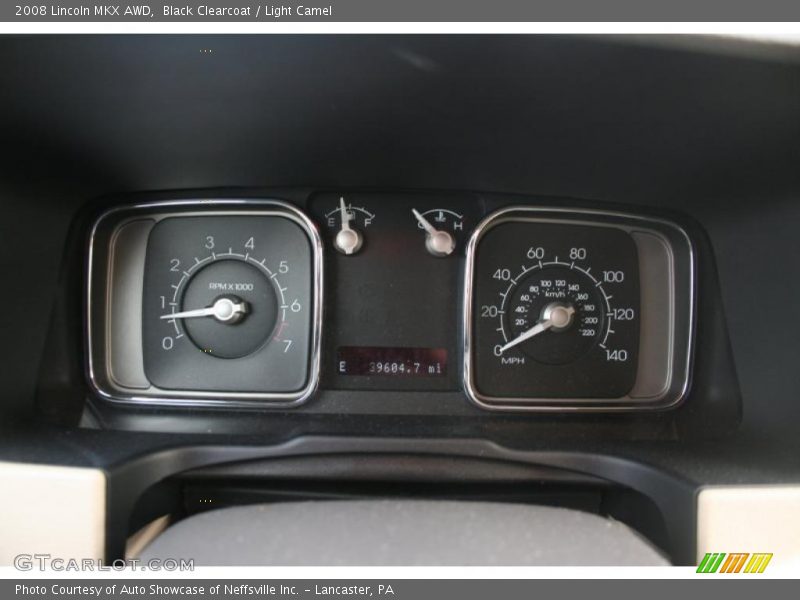 Black Clearcoat / Light Camel 2008 Lincoln MKX AWD