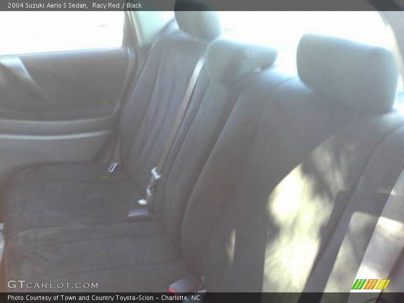 Racy Red / Black 2004 Suzuki Aerio S Sedan