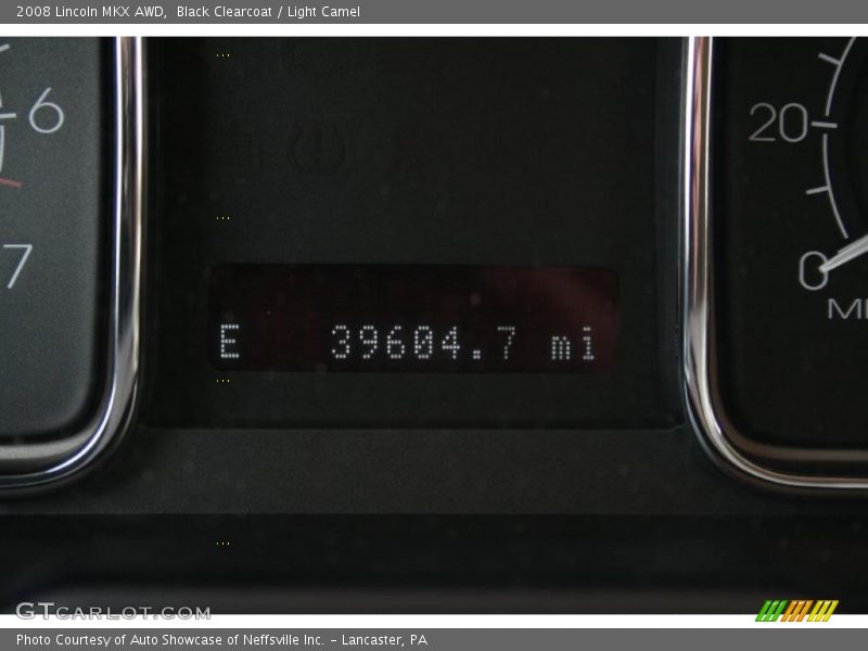 Black Clearcoat / Light Camel 2008 Lincoln MKX AWD