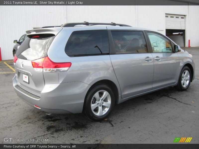 Silver Sky Metallic / Light Gray 2011 Toyota Sienna LE