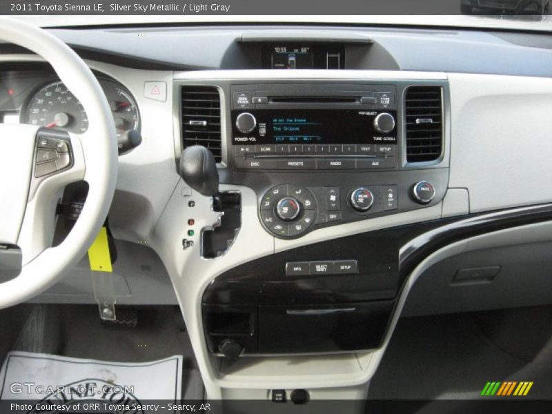 Silver Sky Metallic / Light Gray 2011 Toyota Sienna LE