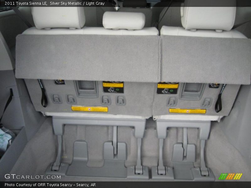 Silver Sky Metallic / Light Gray 2011 Toyota Sienna LE