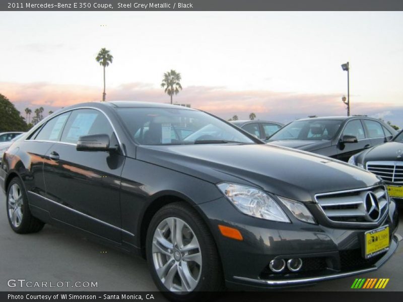 Front 3/4 View of 2011 E 350 Coupe