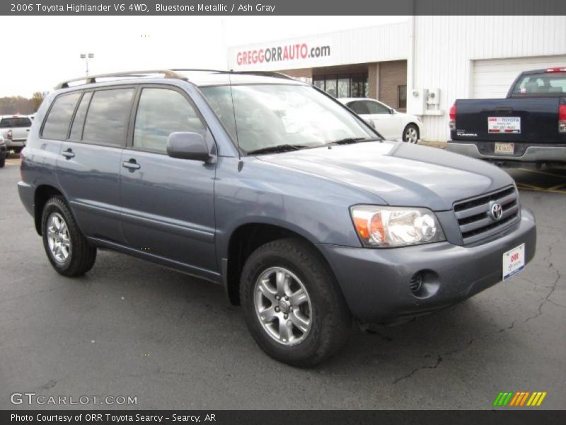 Bluestone Metallic / Ash Gray 2006 Toyota Highlander V6 4WD