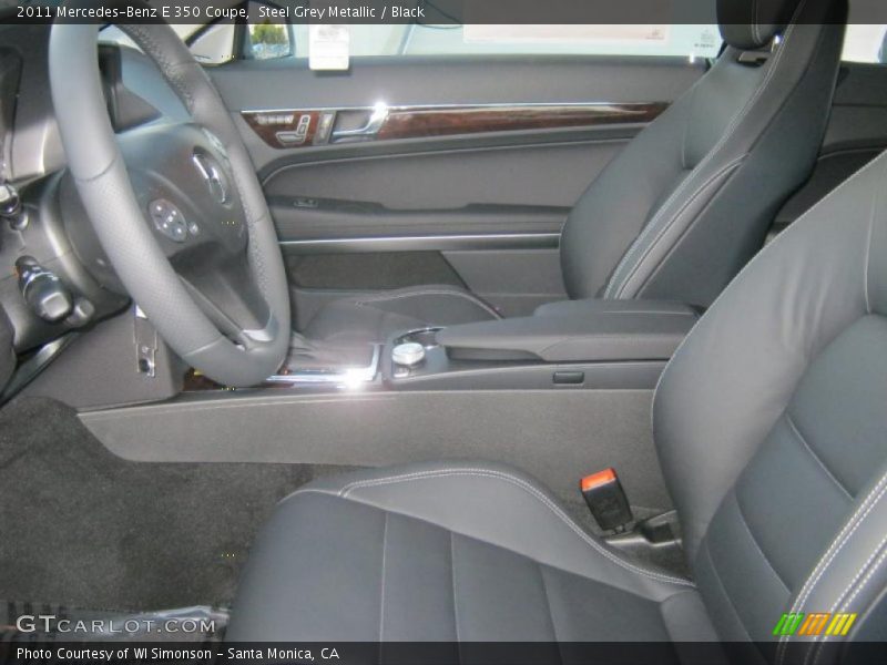  2011 E 350 Coupe Black Interior
